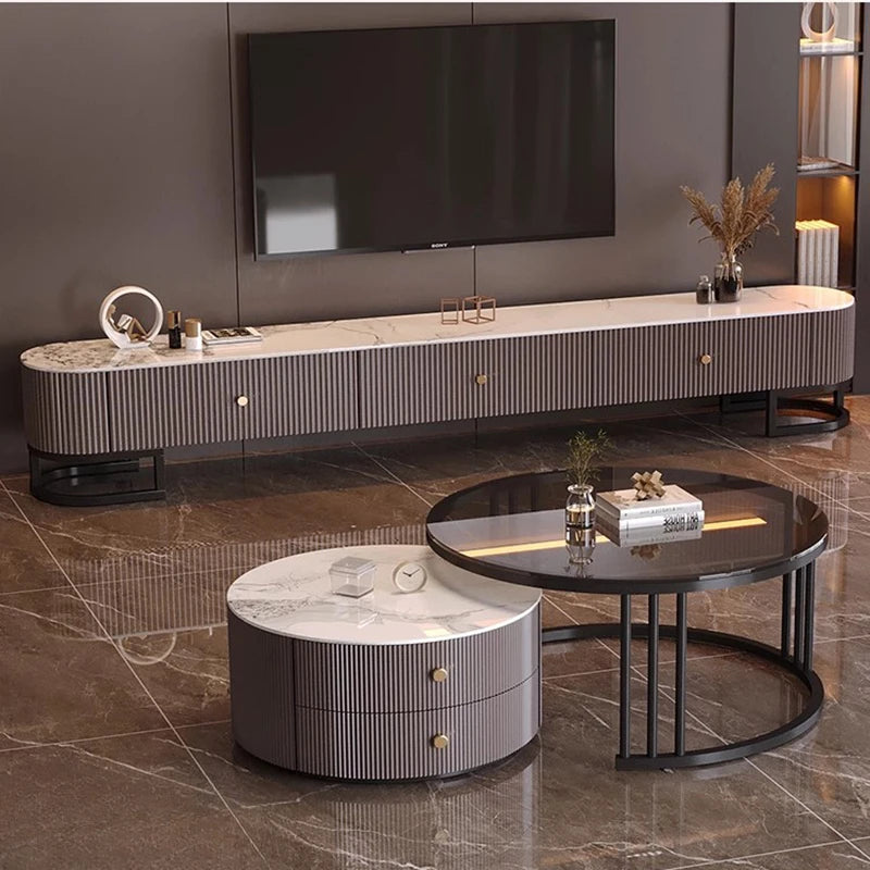 Living Room Tv Stand Wooden Modern Unit Cabinet House Modular Home Retro Farmhouse Meubles Television Corner Tray Furniture