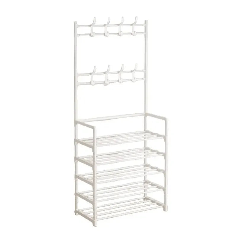 Shoe Rack, Household Integrated Clothes Rack, Multifunctional Storage Shoe Cabinet, Hat Rack, Multi-layer Group Device, Shelf