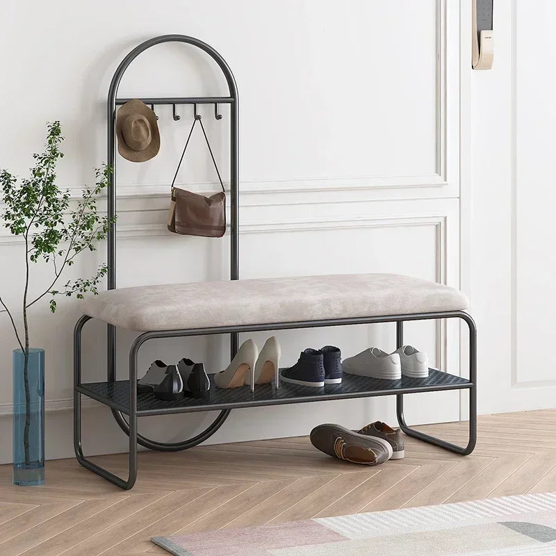 Minimalist Shoe Rack Storage Bench With Bench Vertical Entryway Shoe Cabinets Dustproof Tool Scarpiere Entrance Room Furniture